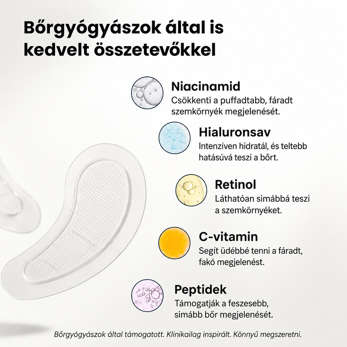 NUVÉRA Mikrotűs szemkörnyékápoló tapasz